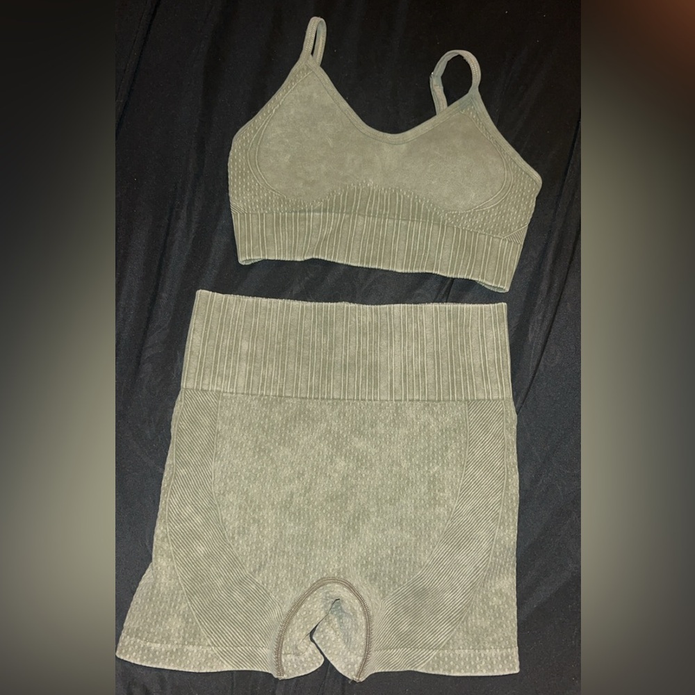 Two piece short set size small